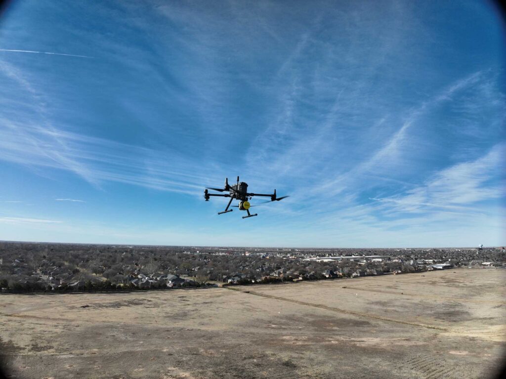 Tex-Air Drone team delivering precision LiDAR and planimetric data models