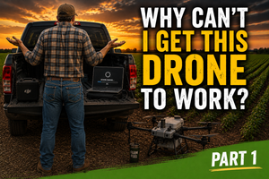 mapping drone vs spraying drone side by side for precision agriculture comparison