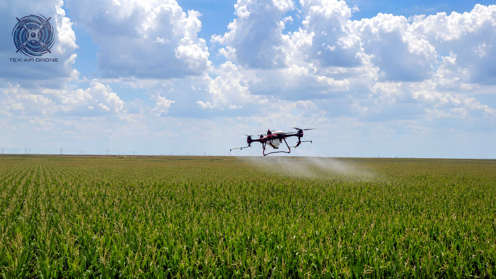 Crop Spraying Drones spraying a field in Roswell, NM
